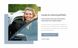 Louez Une Voiture Parfaite - Modèle Joomla Créatif Et Polyvalent