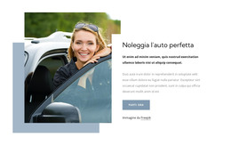 Noleggia Un'Auto Perfetta - Modello Di Pagina HTML