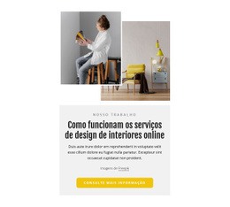 Serviços Online De Design De Interiores