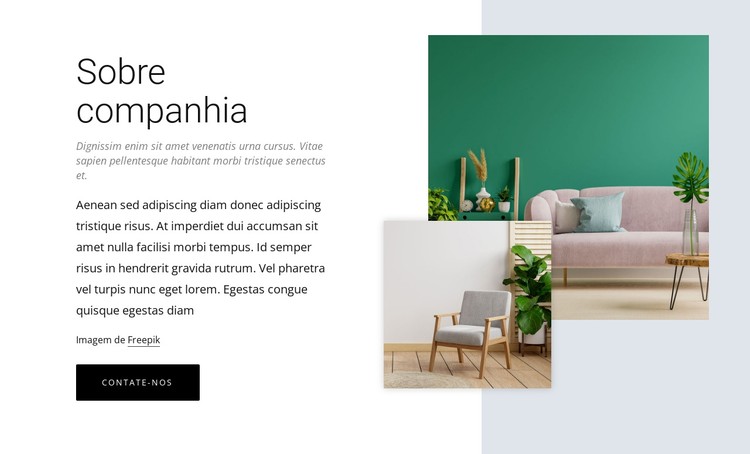 Design de interiores online Template CSS