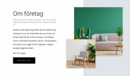 Gratis CSS-Layout För Inredningsdesign Online