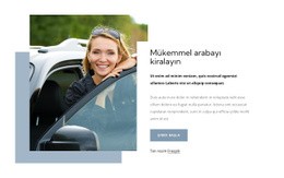 Mükemmel Bir Araba Kiralayın - HTML Template Builder