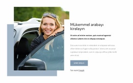 Mükemmel Bir Araba Kiralayın - Web Sitesi Oluşturucuyu Ücretsiz Indirin