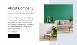 Online Interior Design - Website Mockup Inspiration