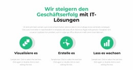 Drei Wichtige Schritte - Professionelles Website-Modell