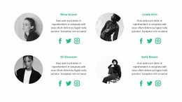 Atemberaubende Landingpage Für Finden Sie Ein Team In Den Sozialen Netzwerken