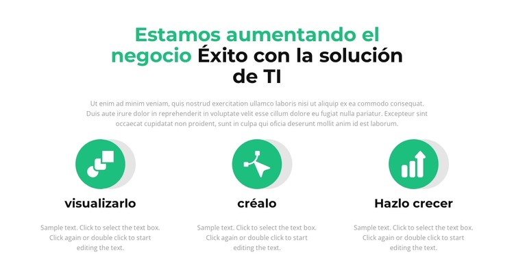 Tres pasos importantes Plantilla CSS