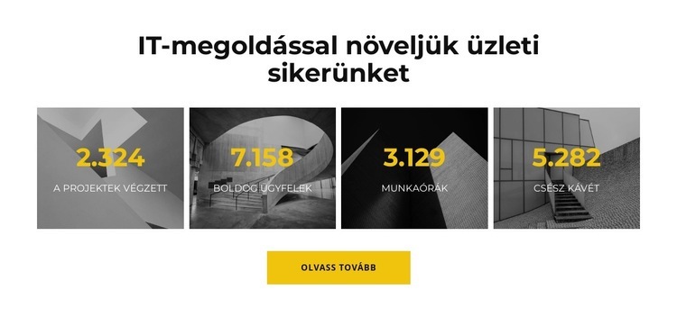 Napi megerősítések Weboldal sablon