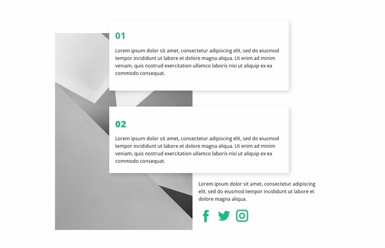 One and two Squarespace Template Alternative
