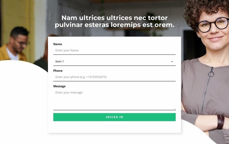 Vi väntar på era reaktioner CSS -mall