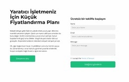 Geri Bildirim Yazın - HTML Website Maker