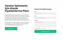 Geri Bildirim Yazın - Web Oluşturucu