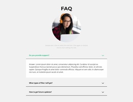 FAQ Website Templates