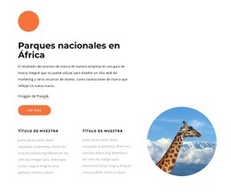 Parques Nacionales En África - Builder HTML