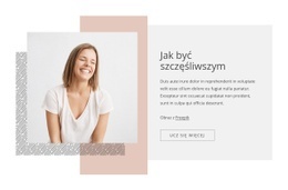 Jak Być Szczęśliwszym - Projekt Strony Internetowej