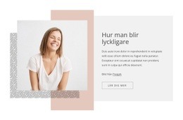 Hur Man Blir Lyckligare - Enkel HTML-Mall