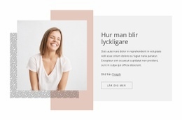 Hur Man Blir Lyckligare – Gratis WordPress-Tema