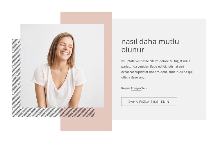 nasıl daha mutlu olunur HTML5 Şablonu