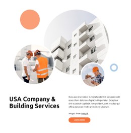 Types Of Building Services Simple HTML CSS Template