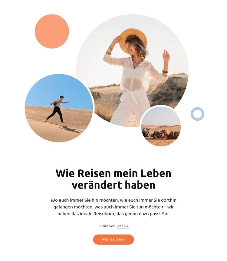 Wie das Reisen mein Leben verändert hat CSS-Vorlage