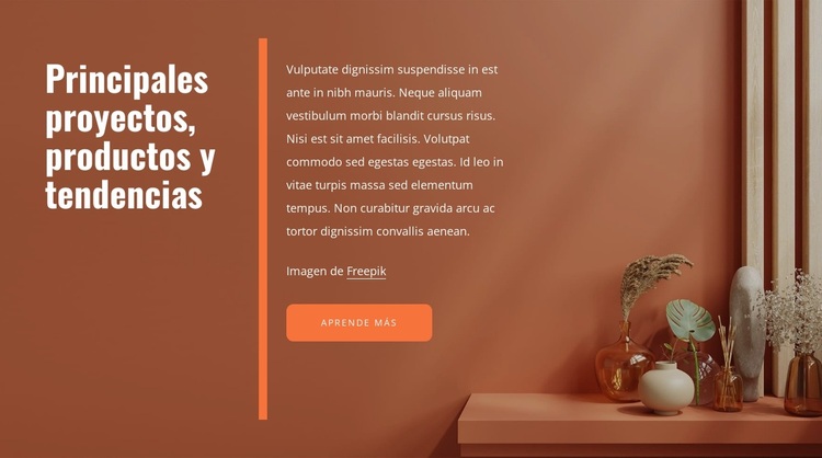 Los mejores productos y tendencias. Tema de WordPress