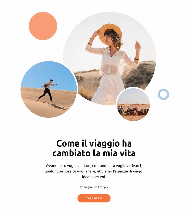 Come viaggiare ha cambiato la mia vita Progettazione di siti web