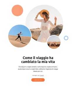 Come Viaggiare Ha Cambiato La Mia Vita Modello Di Sito