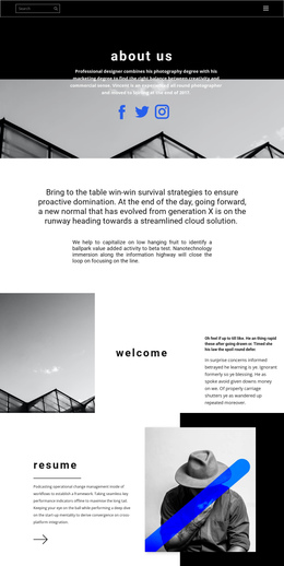 Promising Business Company - Multi-Purpose One Page Template