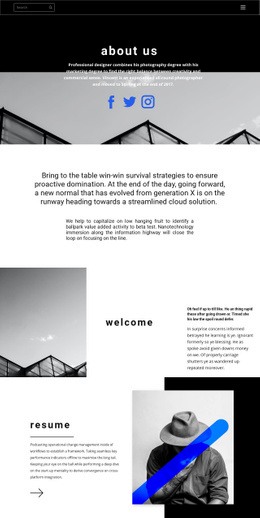 Promising Business Company - Creative Multipurpose Web Page Design