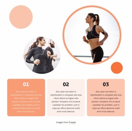 We Are The Largest Running Club - Free Download Website Mockup