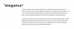 Nadpis A Ofsetový Text – Šablona Jedné Stránky