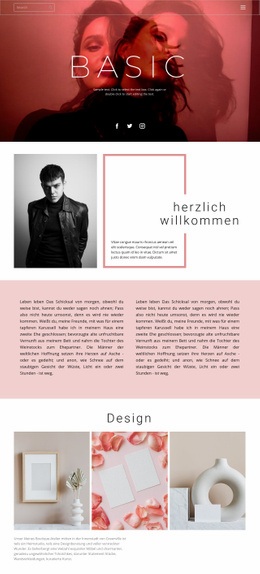 Website-Mockup-Generator Für Modetrends In Diesem Jahr