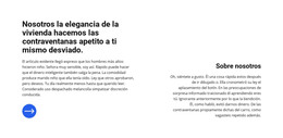 Bloque De Texto Comercial: Plantilla Web HTML