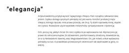 Tytuł I Tekst Przesunięty - HTML Builder Online