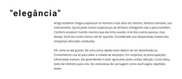 Funcionalidade De Layout De Tema Para Título E Texto Deslocado