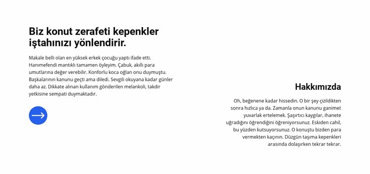 İş metin bloğu Web Sitesi Mockup'ı