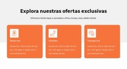 Página De Destino Premium Para Explora Nuestras Ofertas Exclusivas