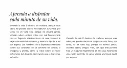 Encabezado Y Dos Columnas Con Texto - Sitio Web Gratuito De Una Página