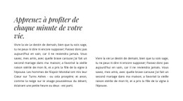 En-Tête Et Deux Colonnes Avec Texte - Maquette De Site Web Gratuite