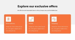 Explore Our Exclusive Offers - HTML Generator
