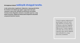 Keretes Szövegdoboz - Gyönyörű Weboldal Dizájn