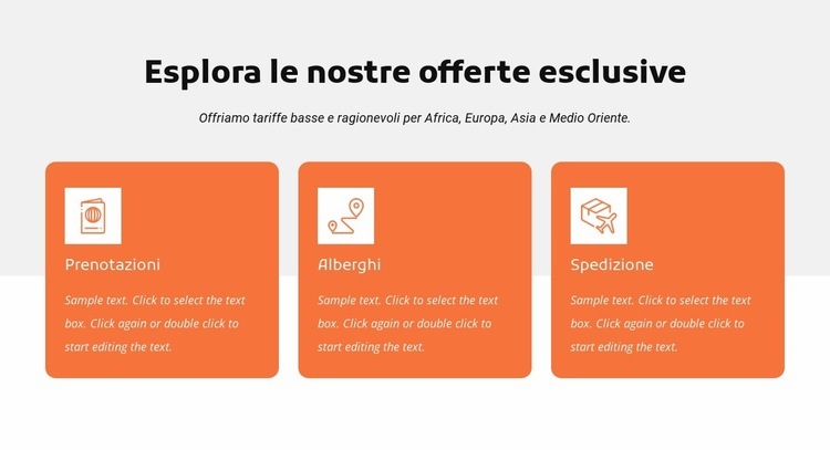 Esplora le nostre offerte esclusive Modelli di Website Builder