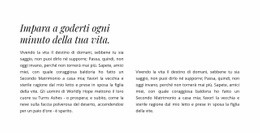 Intestazione E Due Colonne Con Testo - Crea Modelli Straordinari