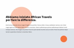 Estensioni Dei Modelli Per Viaggi Africani