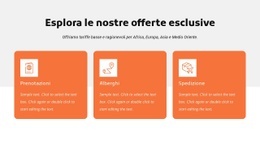 Modello Di Pagina Di Destinazione Per Esplora Le Nostre Offerte Esclusive