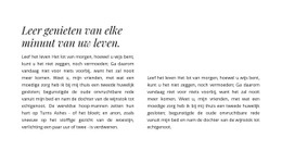 Kop En Twee Kolommen Met Tekst - Maak Een Geweldige Sjabloon