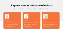 Explore Nossas Ofertas Exclusivas - Construtor De Sites Multiuso