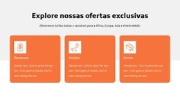 Explore Nossas Ofertas Exclusivas - Modelos De Sites