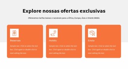 Explore Nossas Ofertas Exclusivas - Modelos De Construtor De Páginas Gratuitos