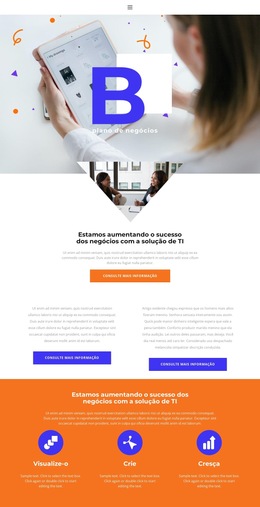 Inspiração De Site Para Consultoria Em Gerenciamento De Projetos